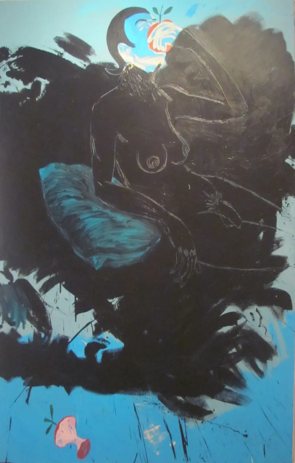 Adán y Eva transculturados, acrílico sobre tela, 2010, Noel Morera Cruz
