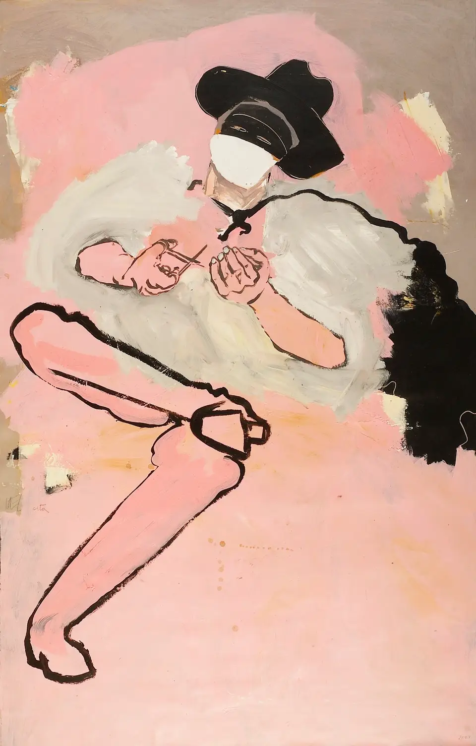 Cita, acrílico sobre lienzo, 2008, Noel Morera Cruz