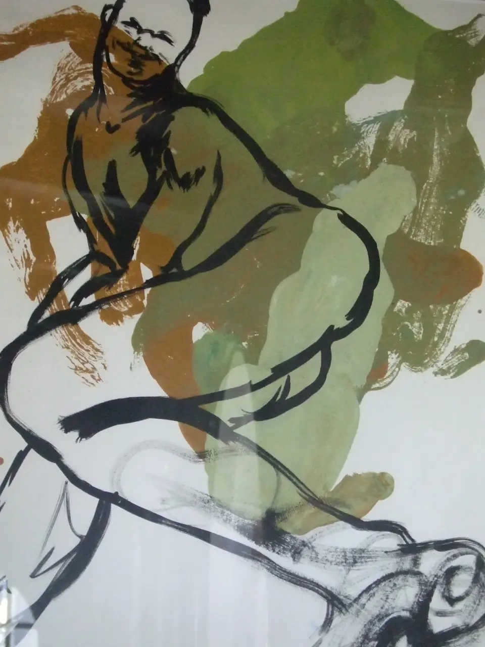 Defensor de los animales, monotipia ilustrada sobre cartulina, 2006, Noel Morera Cruz