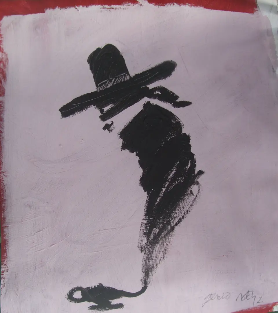 Genio, acrílico sobre lienzo, 2012, Noel Morera Cruz