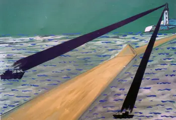 Mi hermano el emigrante, acrílico sobre lienzo, 2001, Noel Morera Cruz