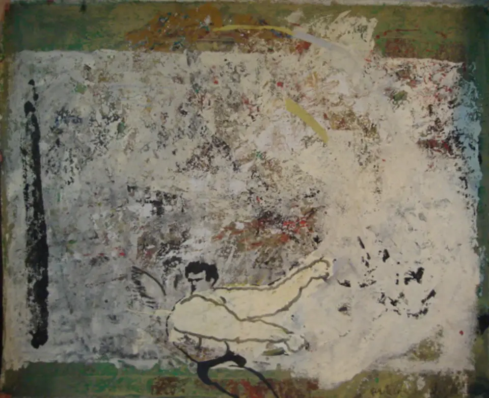 Que te crezcan alas, técnica mixta sobre lienzo, 2005, Noel Morera Cruz
