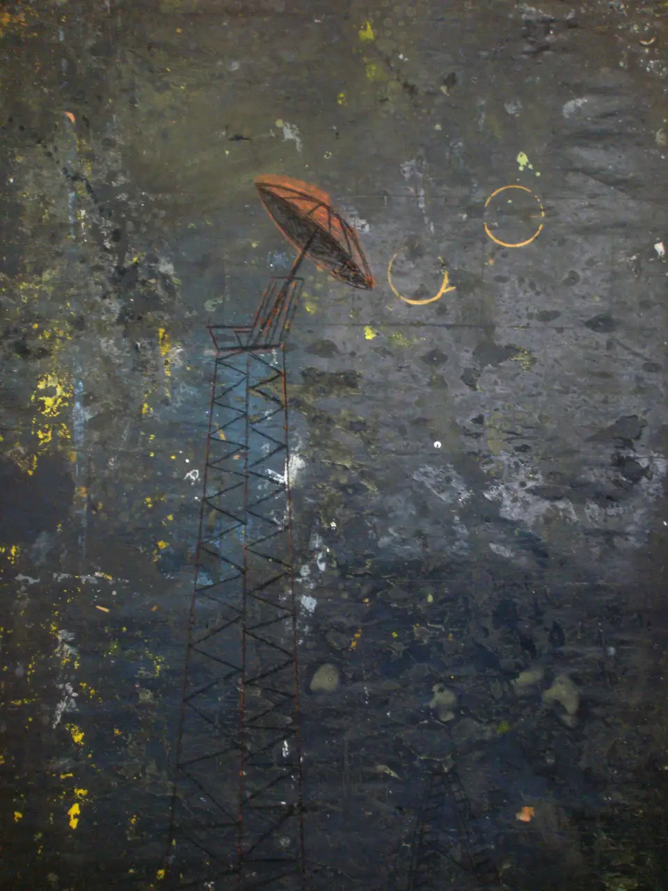 Vacaciones, técnica mixta sobre tela, 2004, Noel Morera Cruz