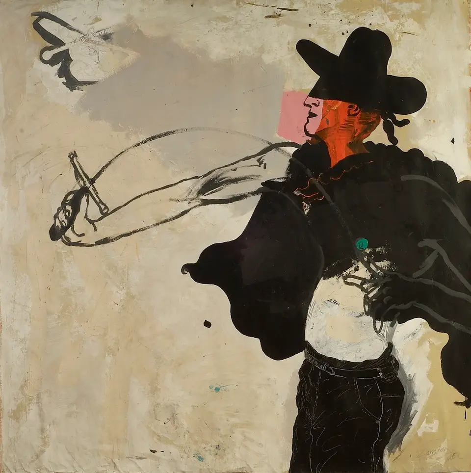 Zorrería, acrílico sobre tela, 2008, Noel Morera Cruz